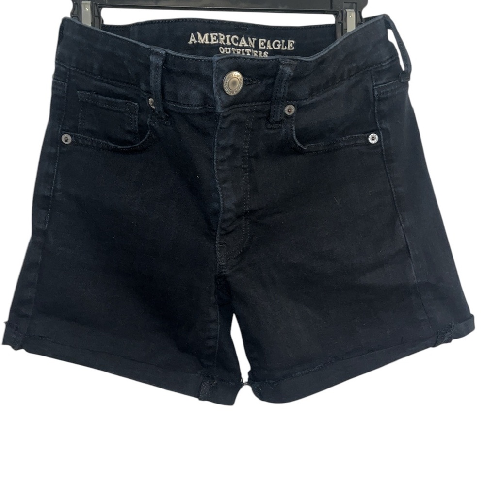 AMERICAN EAGLE OUTFITTERS Next Level Shorts Black Size 6